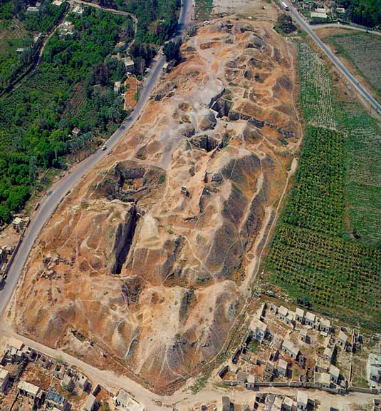 Aerial view of Jericho