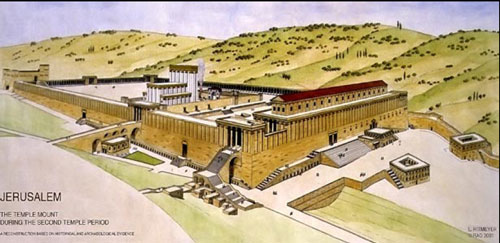 Drawing of the Herodian Tem