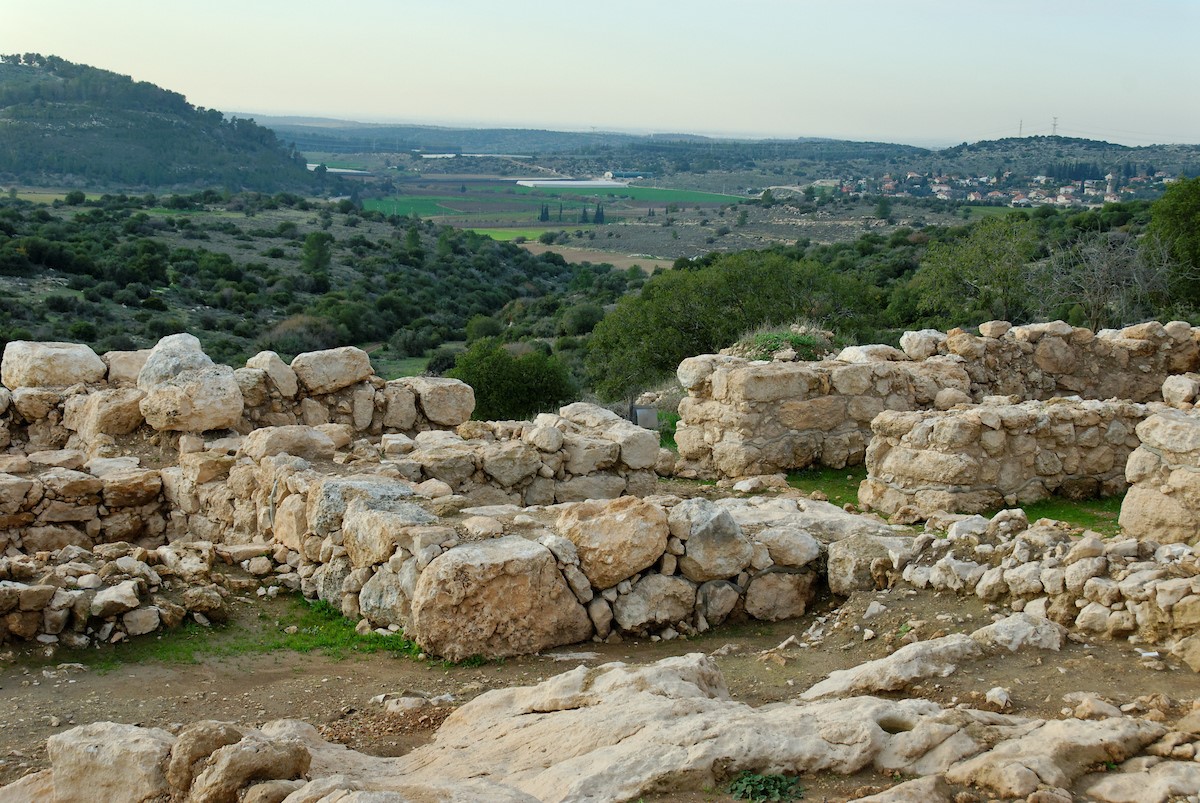 Khirbet Qeiyafa west gate bibleplaces