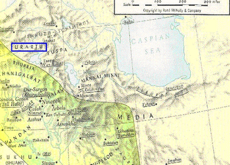 Urartu Map