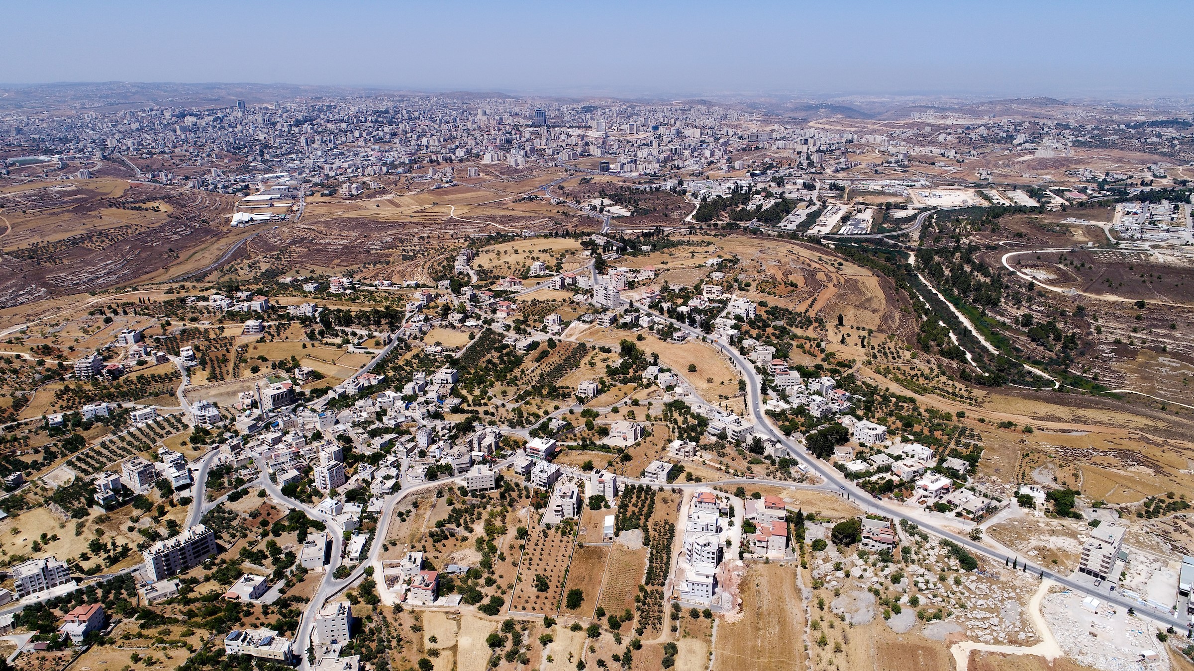 Beitin aerial from east