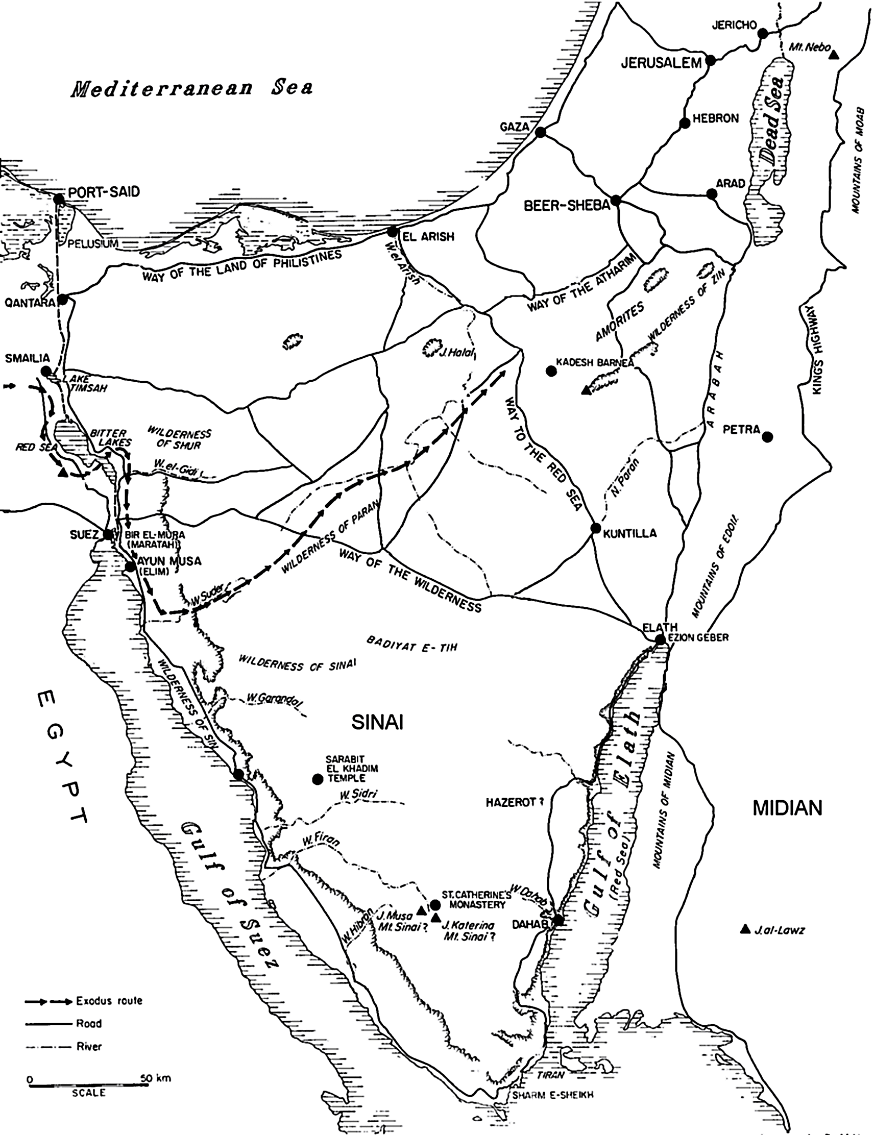 Sinai Map
